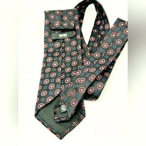 Boss silk tie made in Italy
